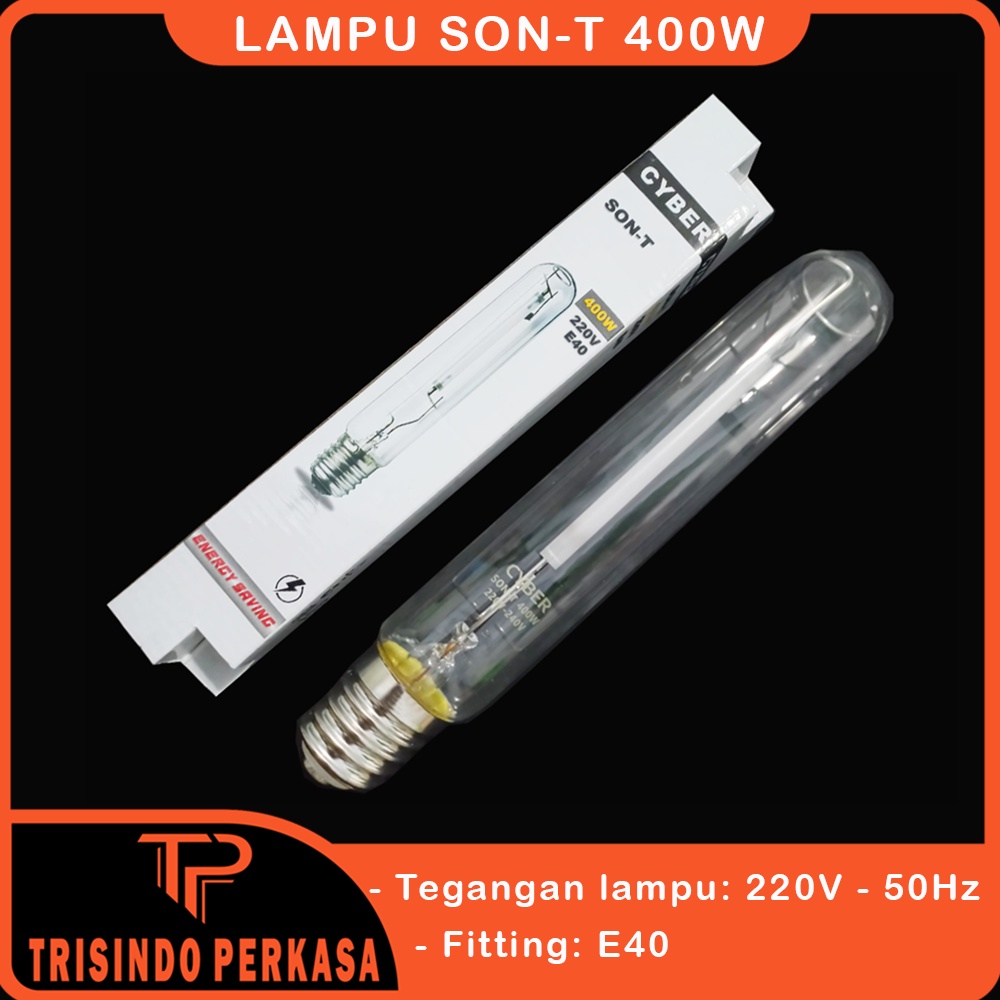 Lampu SONT 400W SON-T SON T 400 Watt E40 SODIUM LAMPU JALAN SOROT KUNING