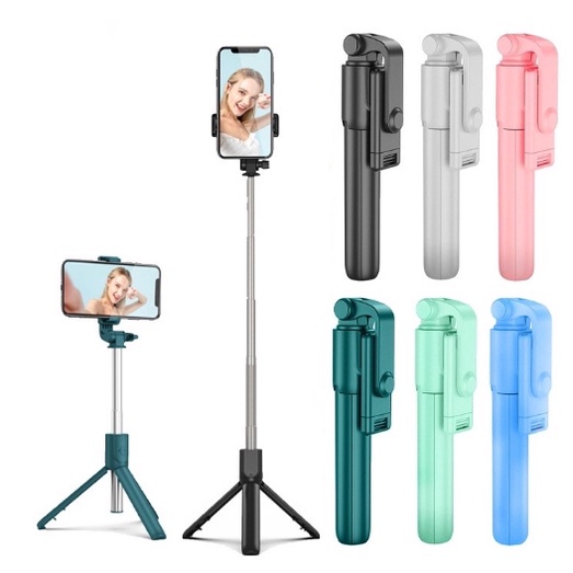 TRIPOD SELFIE STICK WIRELES AK07 / TONGSIS SELFIE STICK HP 2IN1 REMOTE BLUETOOTH SHUTTER AK07 king