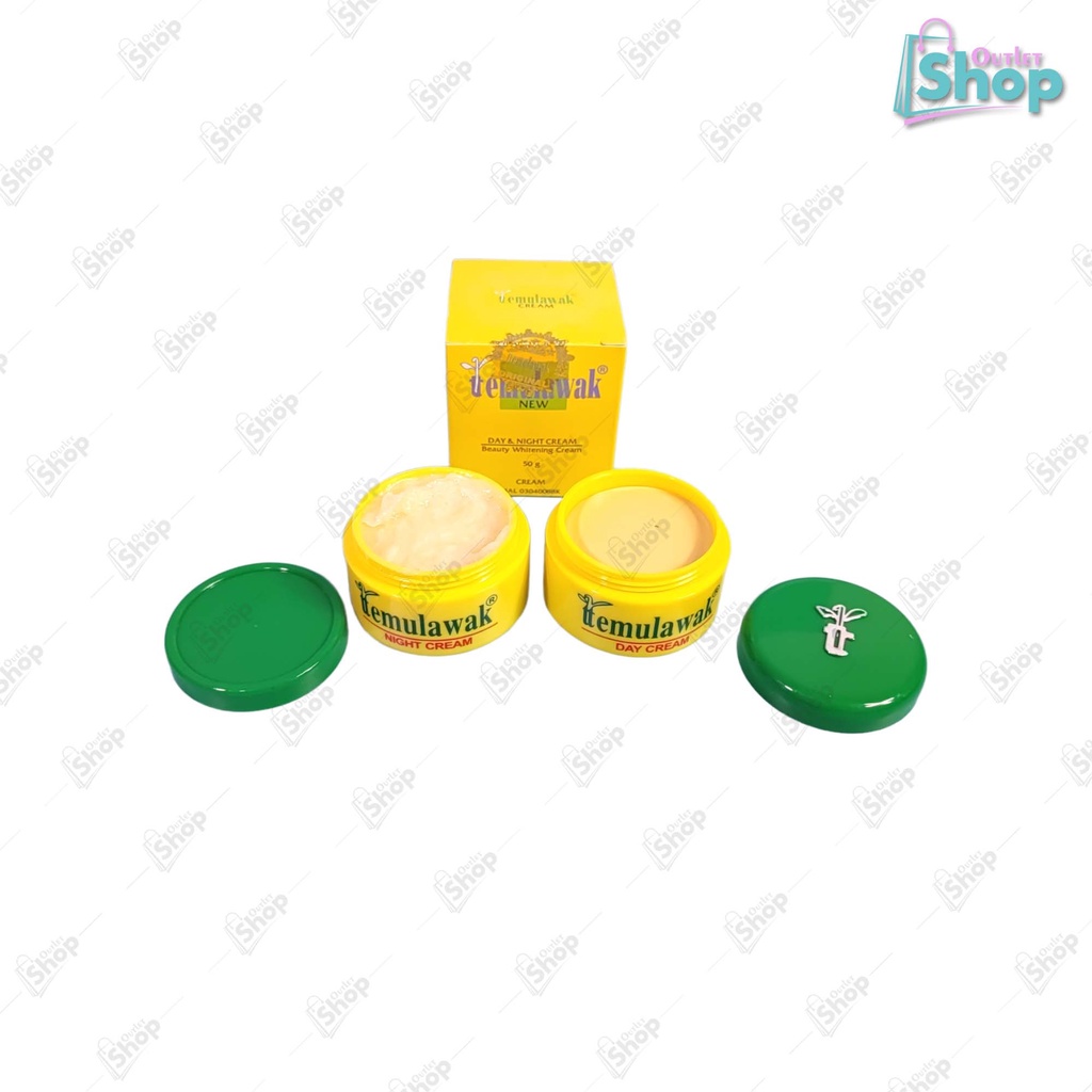 Cream Temulawak Original Import Terlaris - Krim Pemutih Wajah Siang Malam