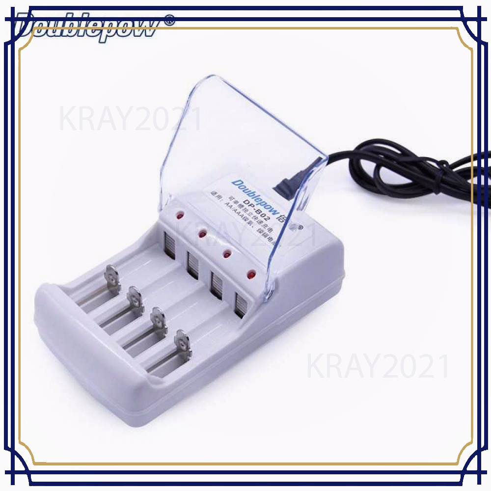 Charger Baterai 4 Slots for AA/AAA Ni-MH Ni-CD - BT038