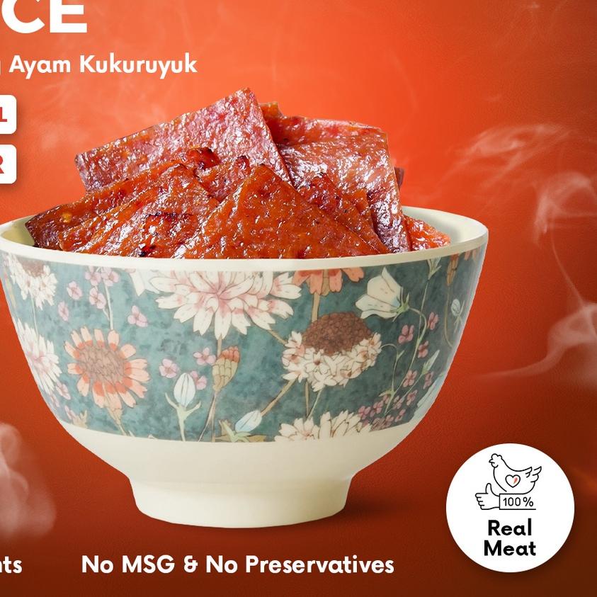 

Terbaru [KI3] [PREMIUM] Dendeng Ayam Kukuruyuk Makanan Siap Saji - 500 Gram