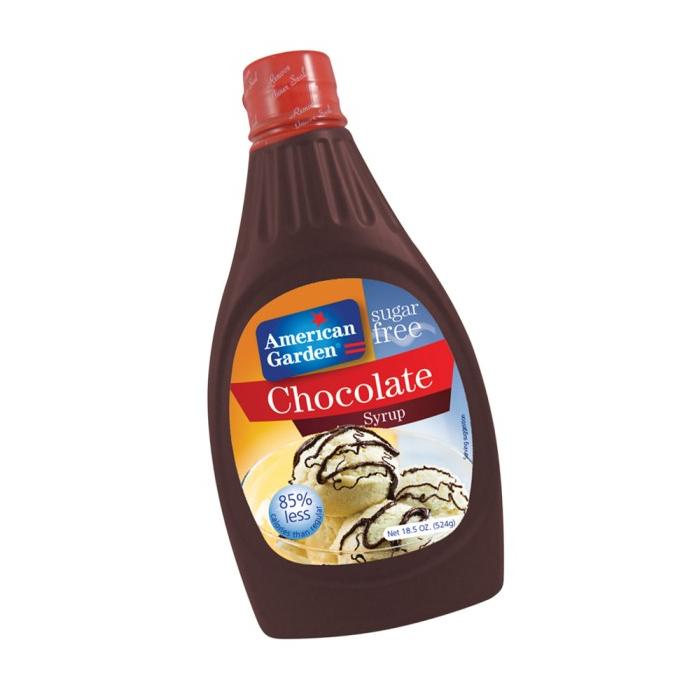 

Sirup Coklat American Garden Chocolate Syrup (Sugar Free) 524g