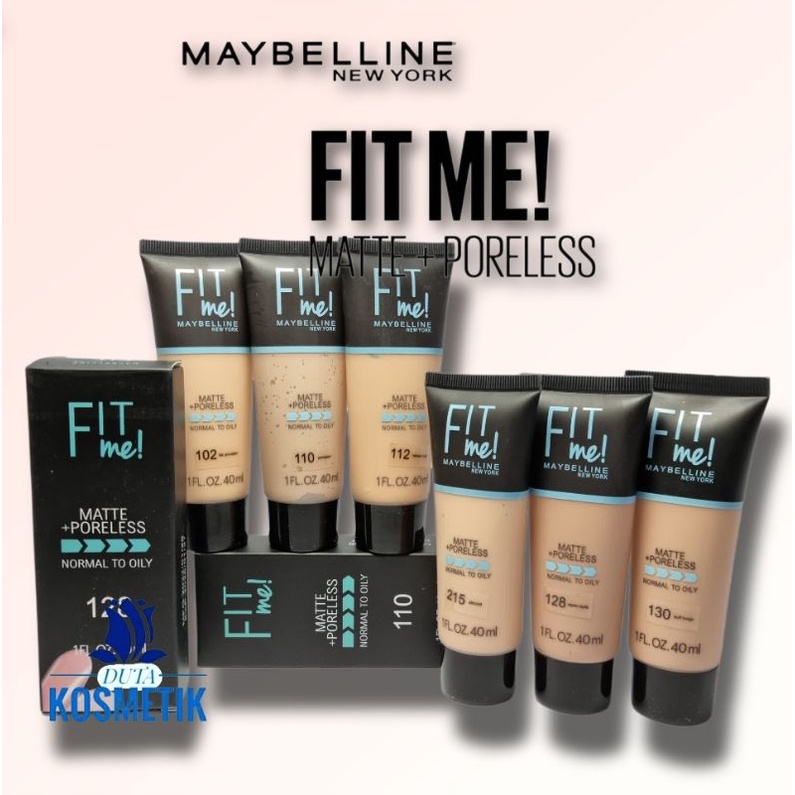 Maybelline fit me foundation tube