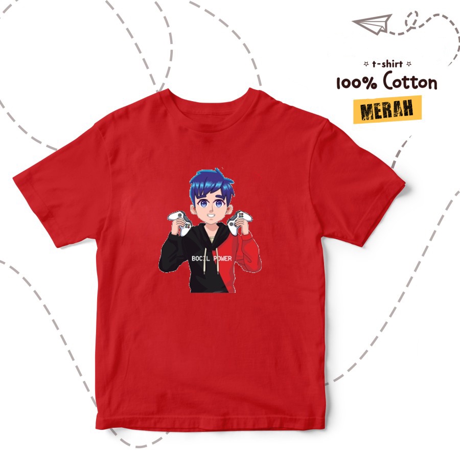 BAJU ANAK KAOS ANAK MIKOCIL GAMER CUPU OFFICIAL YOUTUBER