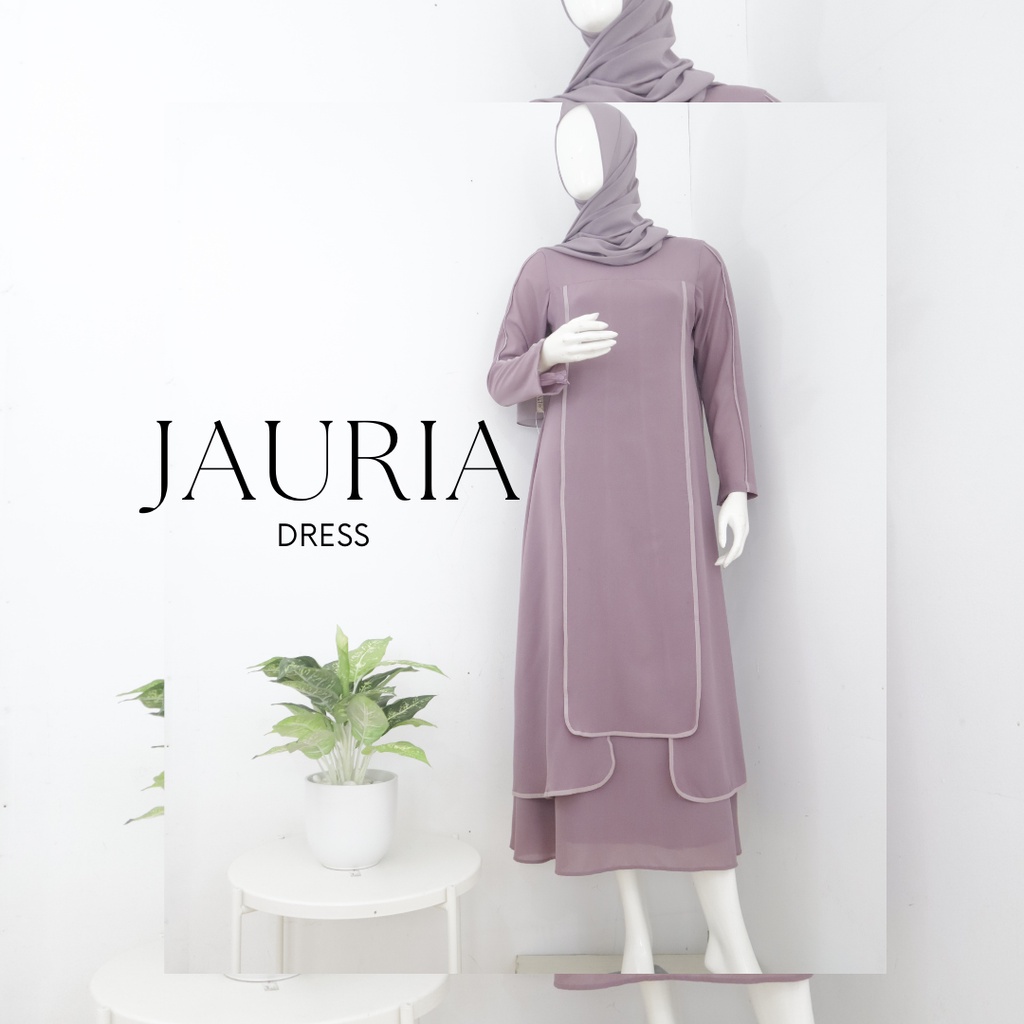 Jauria Dress Ungu Tua