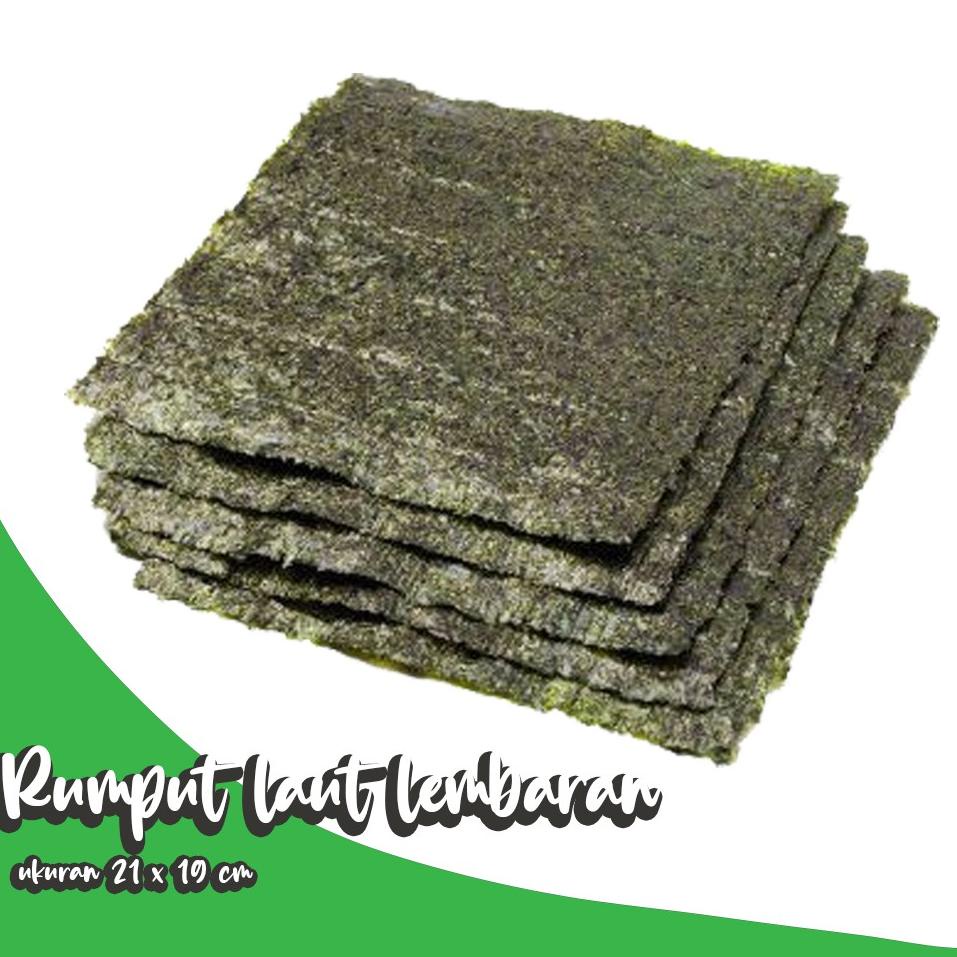 

Harga Termurah ・ Rumput Laut Lembaran / Nori Rumput Laut Sushi / 21x19cm / 5-10 lembar ✿
