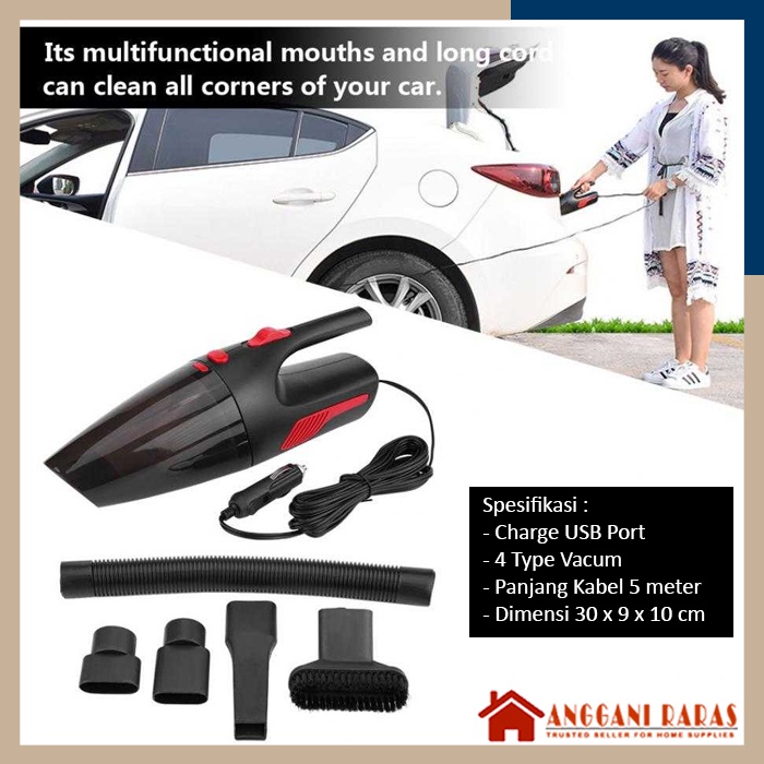 Vacum Mobil Vacuum Cleaner Mobil Vacum Mobil Penyedot Debu Vacum Portable Cas Mobil