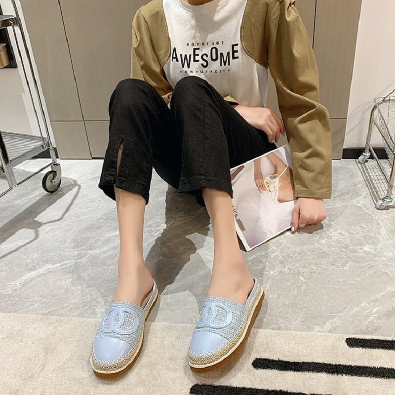 [COD] 10996 Sandal Import Wanita Much Espadrilles Mules