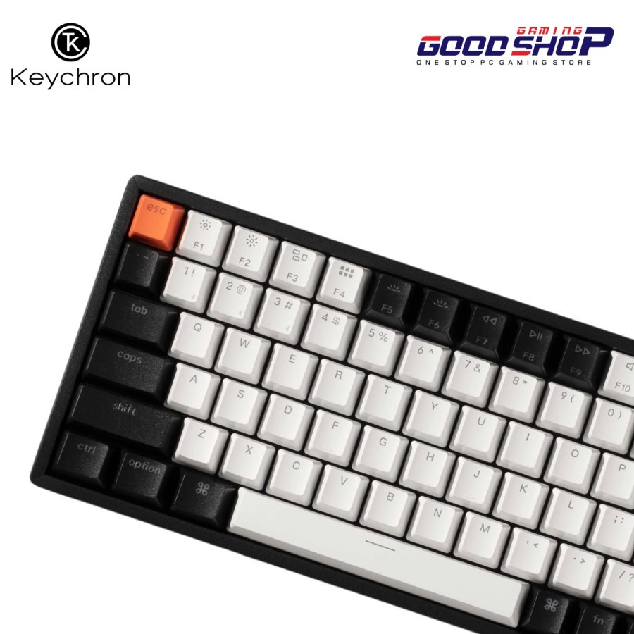 Keychron K2 v2 Hot-Swappable WHITE Backlight PLASTIC Frame Keyboard