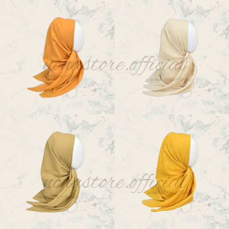 NONA HIJAB VOAL PARIS PREMIUM POLOS SEGIEMPAT LASERCUT LASER CUT SEGIEMPAT SEGI EMPAT BASIC VOAL WAR