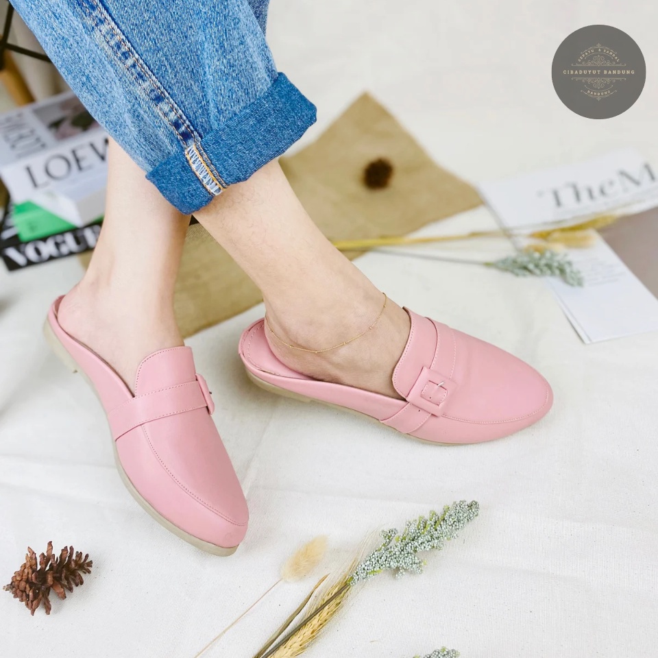 CBY Bustong Tantri Sepatu bustong flat teplek Wanita sepatu kasual