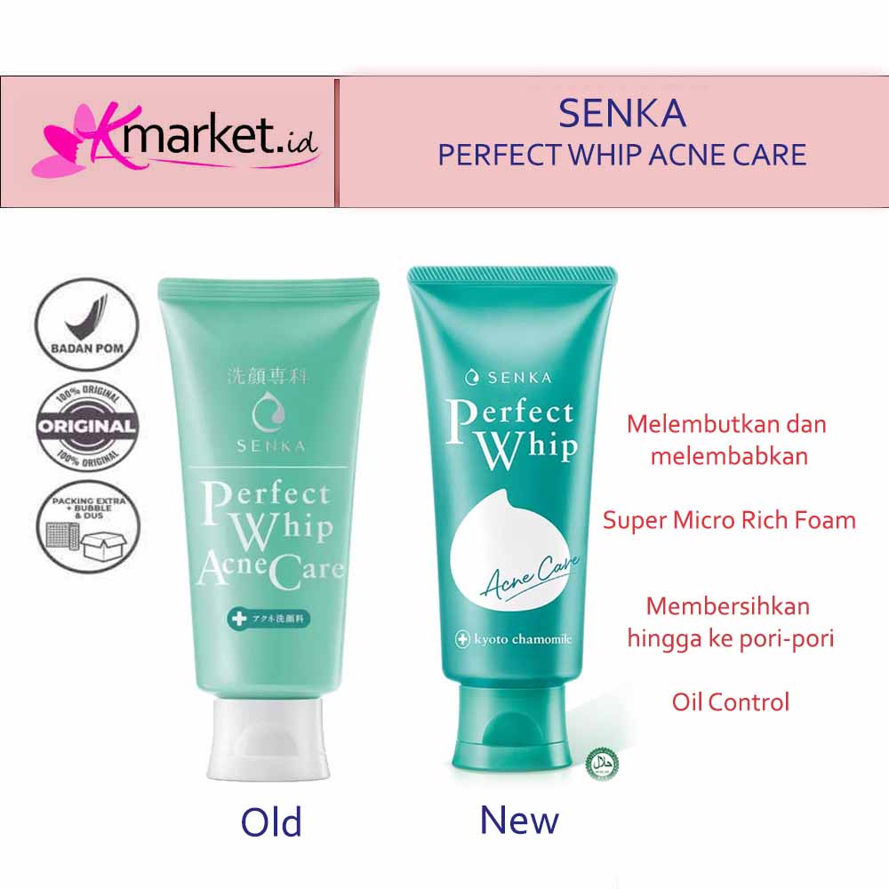 [BPOM] Senka Perfect Whip Acne Care (Clearance Short ED)