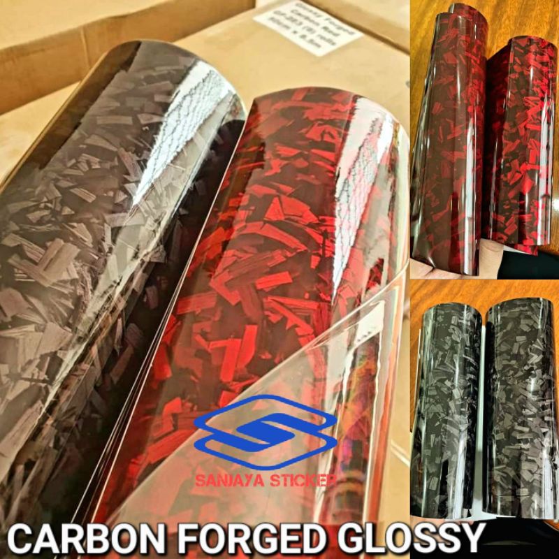 Stiker Skotlet Carbon Forged Glossy