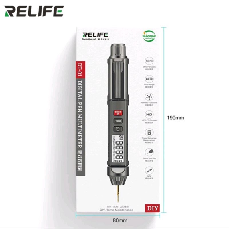 MULTITESTER PEN DIGITAL RELIFE DT-01