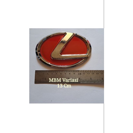 Emblem Mobil Logo Lexus Merah