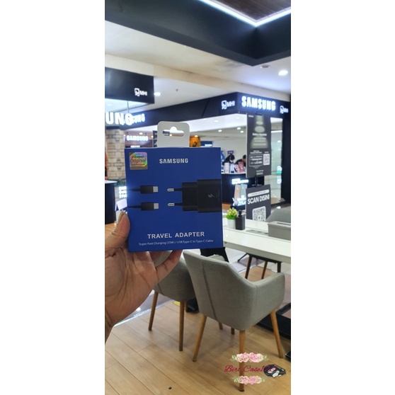 Super Fast Charging 25W Charger Cashan tc Samsung Note20 S20 S21 Ultra s22 s22ultra s22+ A32 A52 A72 a80 a90 A33 A53 A73 S20+ S21 ultra note10 Note10+ A70 A71 Z FLIP 3 Z FLIP 4 Z FOLD 3 Z FOLD 4 Type-C Original pack biru BC7061