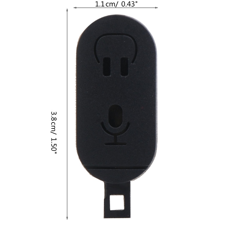 Bt Portable Headphone Earphone Jack Penutup Sisi Debu Untuk A10 A12 XTNI CP110 EP150 RDU4100 RDV5100 Radio Walkie Talkie