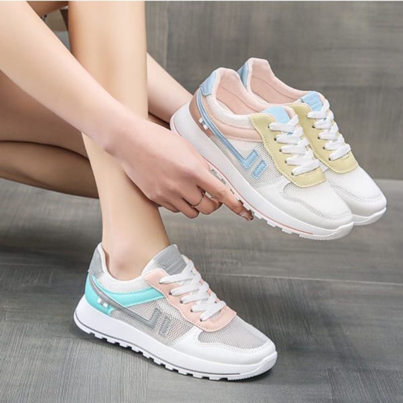 Ds Sepatu Sneaker Wanita Impr Korean NJ