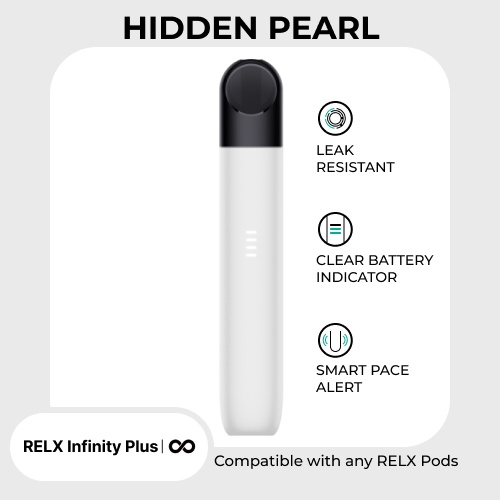 RELX Infinity Plus Device - Hidden Pearl (White)