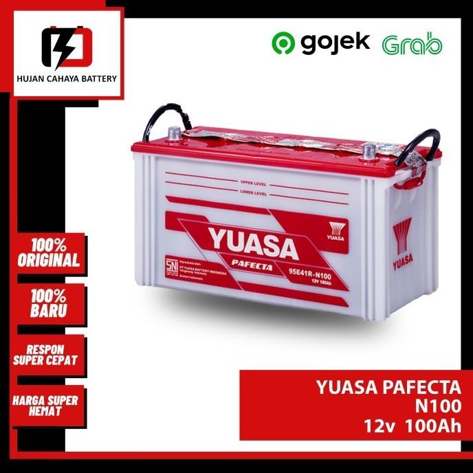 Aki Mobil YUASA PAFECTA N100 / N-100 / N100 - Aki DAIHATSU TAFT