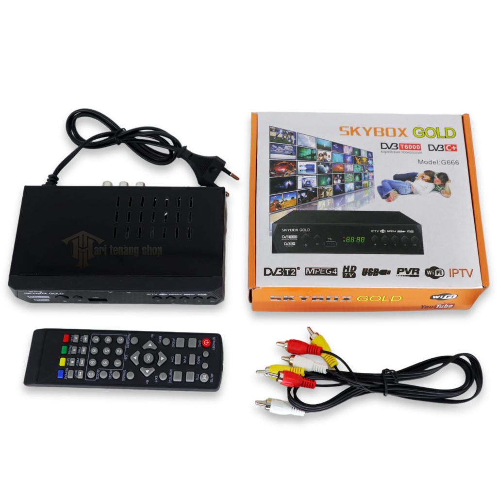 Set Top Box DVB T2 Sky Box Gold
