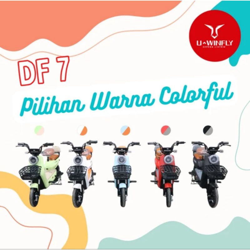 Sepeda Listrik Uwinfly Dragonfly DF7 Garansi Resmi