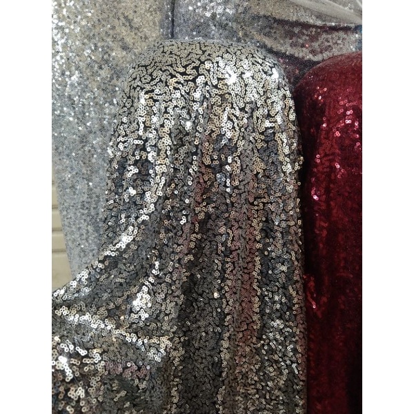 bahan kain sequin/seribu payet