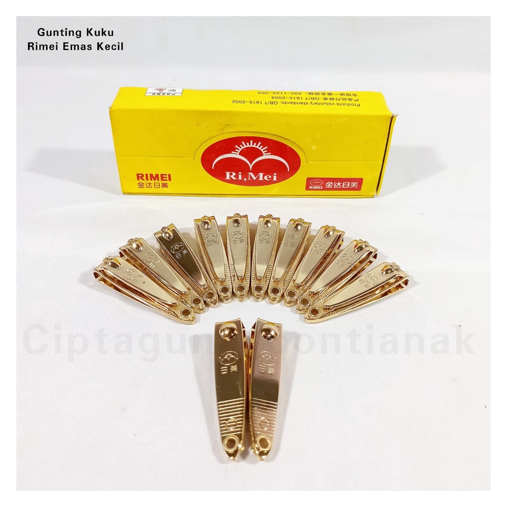 GUNTING KUKU RIMEI EMAS KECIL - MURAH
