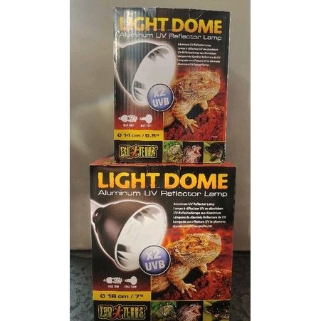 Exoterra Light Dome/Fitting Lampu Exoterra UVA UVB Reptil Kura BD/Exo Terra Light Dome Fitting Lampu