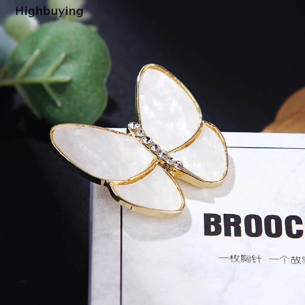 Hbid 1PC Pakaian Butterfly Pin Bros Pin Fashion Hadiah Untuk Wanita Gadis Pesta Perhiasan Glory