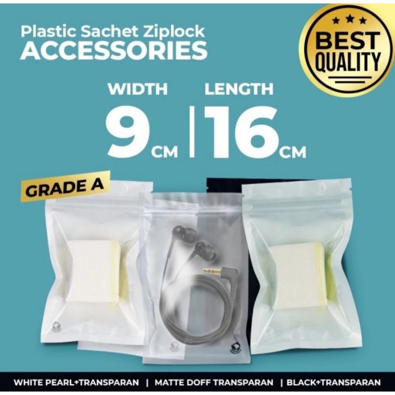 Plastik Klip Ziplock Aksesoris White Delkochoice