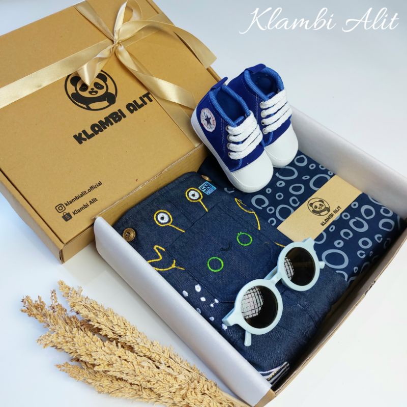 Klambi Alit Hampers Bayi / Kado Lahiran / Baby Hampers / Kado Bayi/ Kado Bayi Laki-Laki / Baju Bayi / Kado Newborn / Hampers Newborn