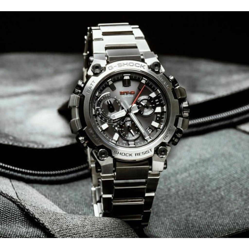 SALE  new produk jam tangan pria G-Shock Casio SEA_MTG-B1000 double time rantai 5cm