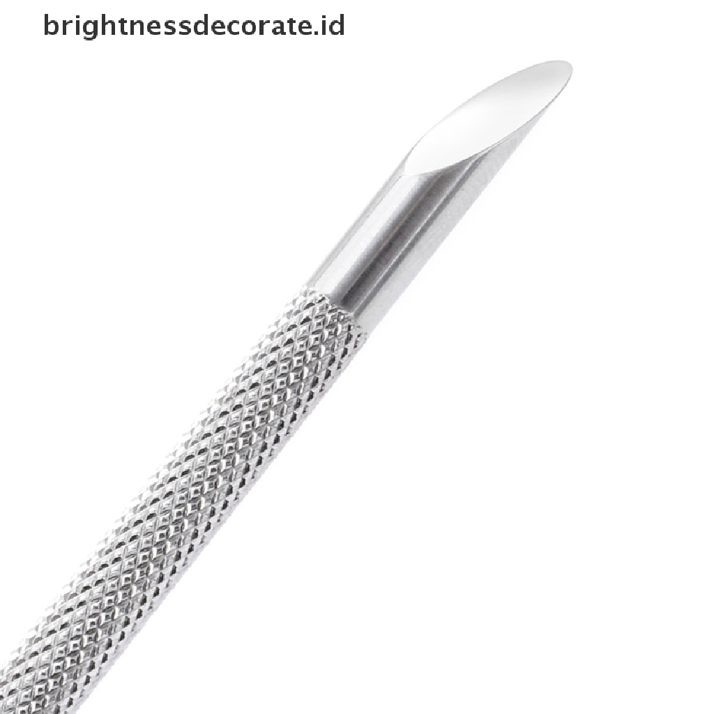 [Birth] Double Ended Nail Pusher Cuticle Remover Manicure Pedicure Alat Baja Kecantikan [ID]
