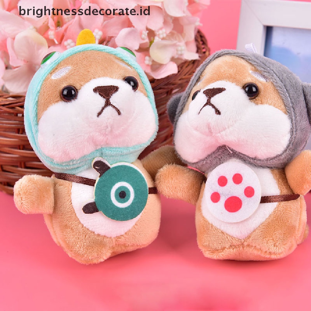 [Birth] Liontin Anjing Shiba Inu Plush Key Ring Lucu Mewah Gantungan Kunci Tas Liontin Telepon [ID]