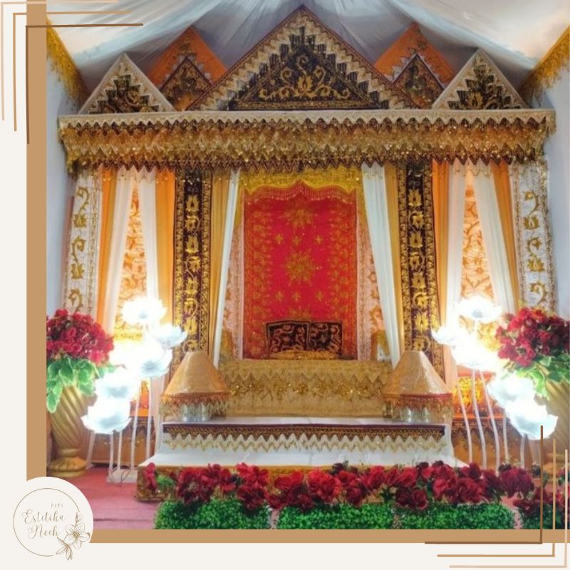 SARUNG BANTAL KASAP PELAMINAN ACEH/DEKORASI PELAMINAN ACEH