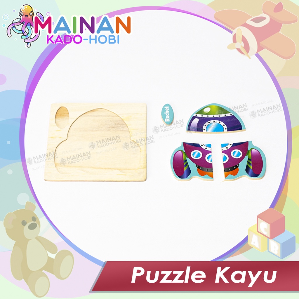 MAINAN ANAK WORLD PUZZLE GAMBAR KARAKTER TIMBUL