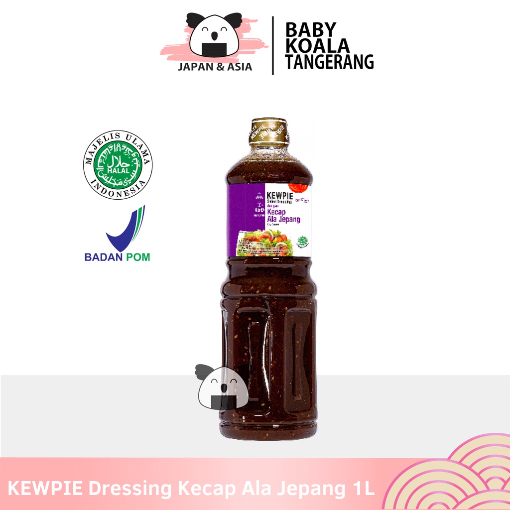 

KEWPIE Salad Dressing Soy Sauce 1 liter │ Saus Salad Kecap Ala Jepang │ Japan Soy Sauce.