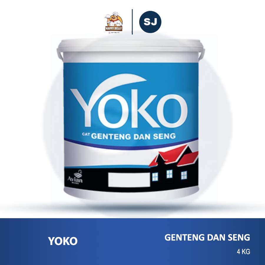 CAT GENTENG YOKO 20KG PAIL SENG ASBES GRC LAPANGAN ROOF PAINT AVIAN