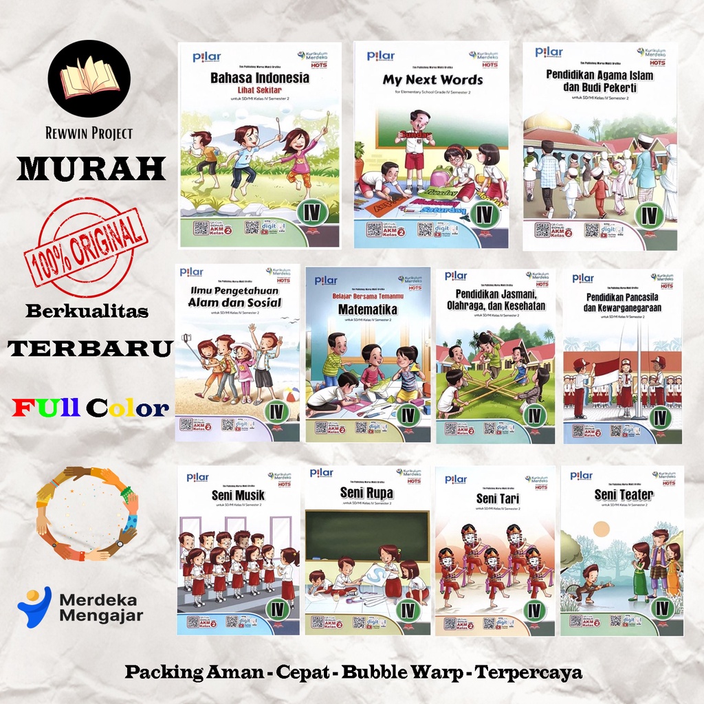 Jual LKS PILAR SD KELAS 4 SEMESTER 2 Kurikulum Merdeka | Shopee Indonesia