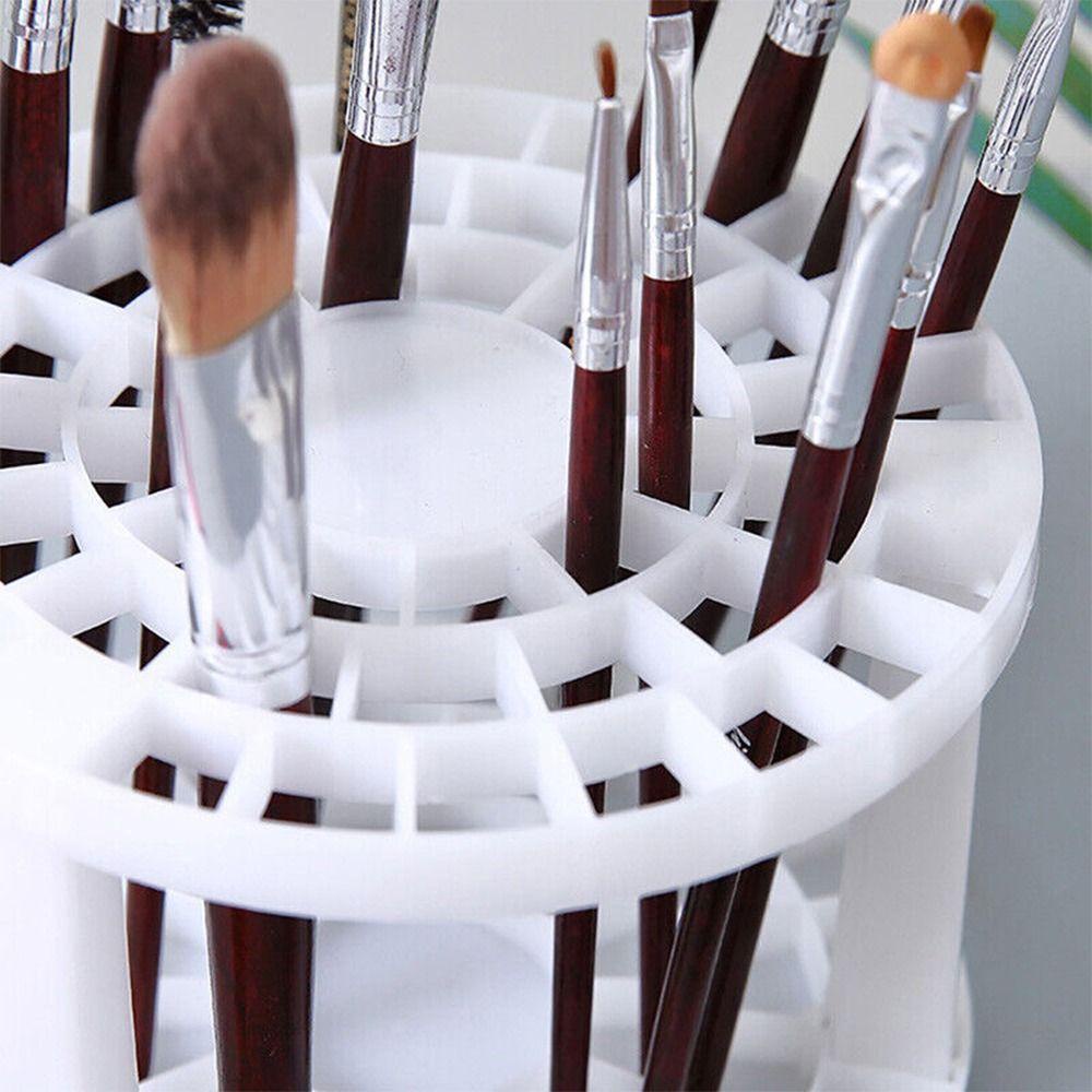 Preva Makeup Brushes Holder Meja Lipat Organizer Bulat Penyimpanan Kosmetik Multi Fungsi