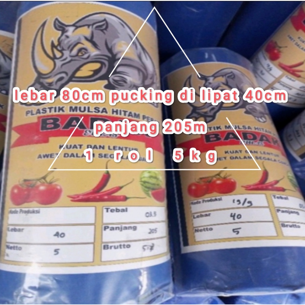 MULSA HITAM PERAK MULSA PERTANIAN 1 ROLL