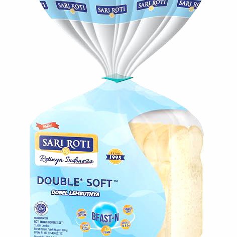 

ROTI TAWAR SARI ROTI DOUBLE SOFT