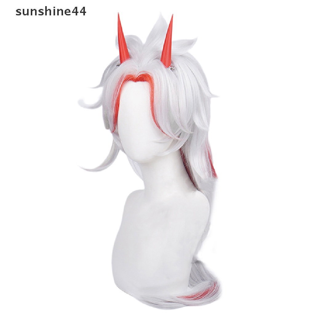 Sunshine Genshin Impact Arataki Itto Cosplay Wig Props Wig Anime Tahan Panas.