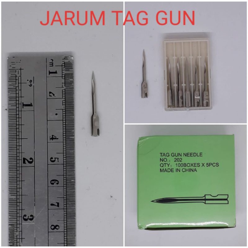 

( COD ) JARUM REFIL TAG GUN no 202 , TAG GUN NEEDLES 202 1 KOTAK ISI 5 PCS, JARUM TAG GUN MURAH