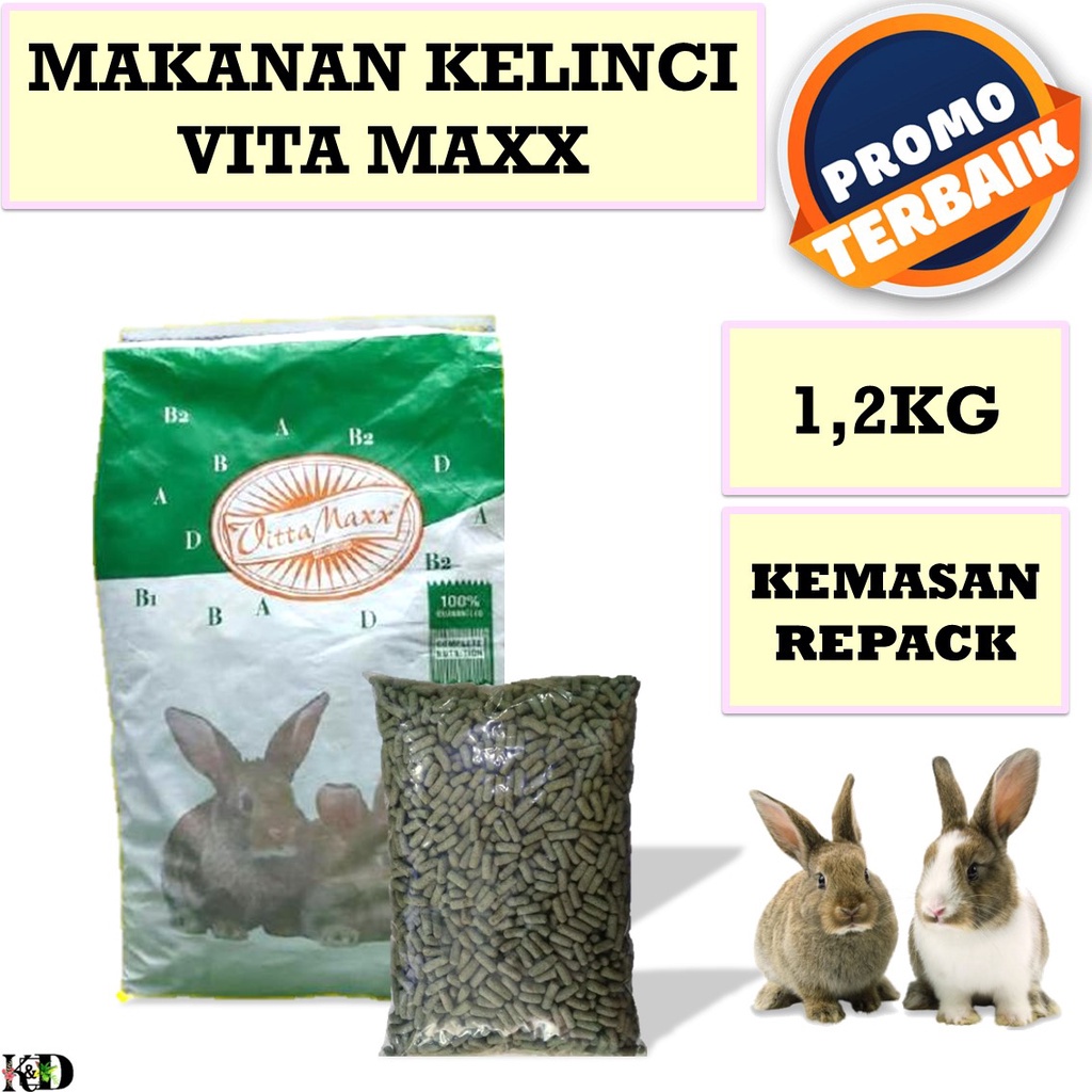 Makanan Kelinci Vitamax 1,2kg