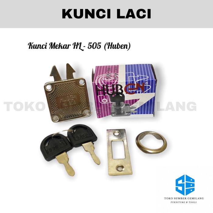 Kunci Huben HL 505 Mekar / Kunci Lemari / Kunci Huben