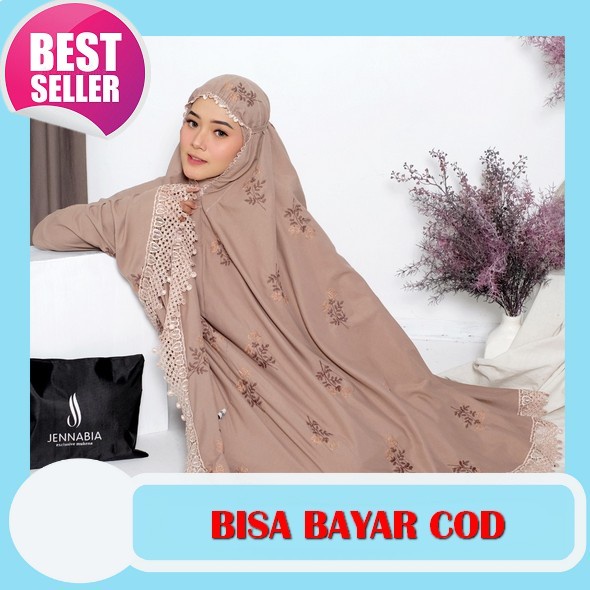 Ryn Mukena Dewasa Terusan Halwa Mukena Dewasa Mukenah Wanita Katun Muknah Travelling Rukuh Wanita Te