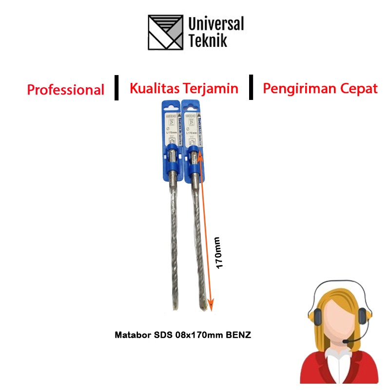 Mata bor matabor beton benz 8.0mm x 170mm