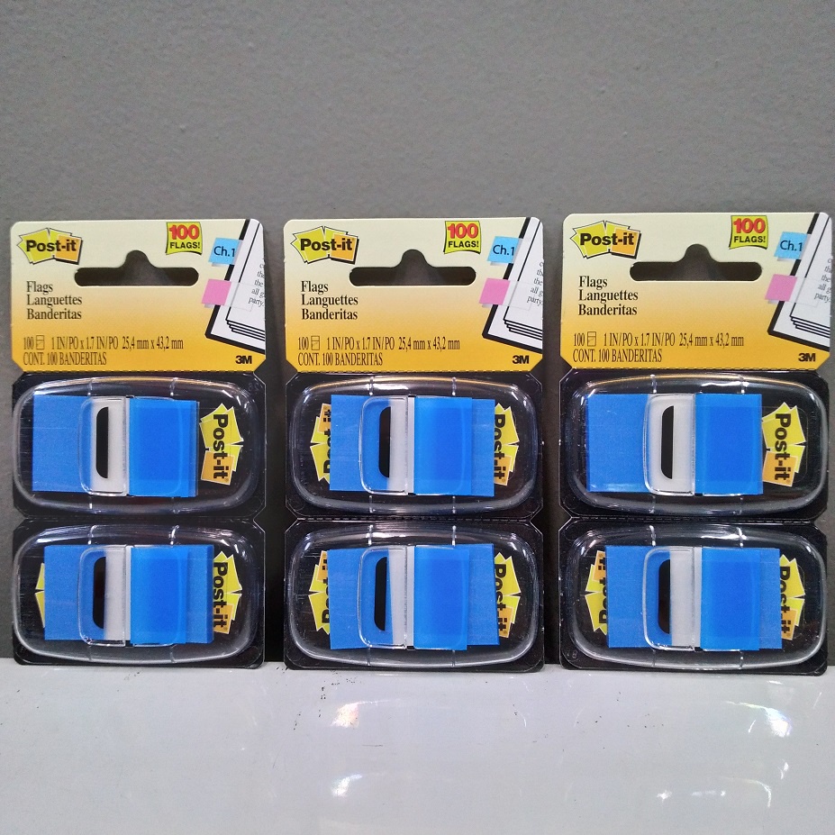 

3M Post It Flags 680-BE2 isi 2 pad 100 lembar RB9